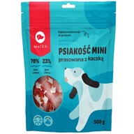 MACED MINI LISOVANÝ PSI BEAT S KAČAČOU 500G HRUBÁKOU SO SUŠENÝMI KAČACÍMI PRSMI MACED MINI LISOVANÝ PSI BEAT S KAČAČOU 500G HRUBÁKOU SO SUŠENÝMI KAČACÍMI PRSMI
