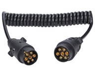 2m špirálový elektrický kábel, 7-PIN zástrčky 2m špirálový elektrický kábel, 7-PIN zástrčky