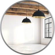 OKRUHÉ ZRKADLO STRIEBORNÉ LOFT 45 CM OKRUHÉ ZRKADLO STRIEBORNÉ LOFT 45 CM
