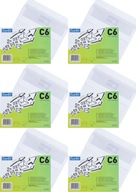 Samolepiace listové obálky C6 25ks Bantex x6 Samolepiace listové obálky C6 25ks Bantex x6
