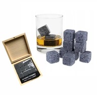 Ľadové kamene, kocky whisky, drevené balenie, 12 ks Ľadové kamene, kocky whisky, drevené balenie, 12 ks