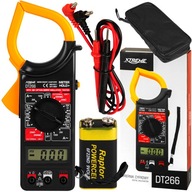 MULTIMETER DIGITÁLNY PRÚDOVÝ SVORNÝ MERAČ POUZDRO LCD TESTOVACIE KÁBLE SÚPRAVA MULTIMETER DIGITÁLNY PRÚDOVÝ SVORNÝ MERAČ POUZDRO LCD TESTOVACIE KÁBLE SÚPRAVA