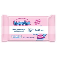 Bambino Detské obrúsky duopack 2x63ks P1 Bambino Detské obrúsky duopack 2x63ks P1