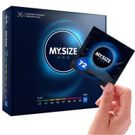 MY.SIZE Pro kondómy 72 mm, veľkosť XXL - 36 ks.