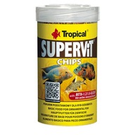 TROPICAL Krmivo pre ryby Supervit chipsy 52 g