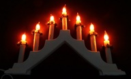 PEKNÝ ADVENTNÝ SVIEČICOVÝ BLIKAJÚCI PLAMEŇ 7 LED PEKNÝ ADVENTNÝ SVIEČICOVÝ BLIKAJÚCI PLAMEŇ 7 LED