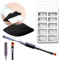 SET akrylový gél štetec špachtľa stláčacie formy SET akrylový gél štetec špachtľa stláčacie formy