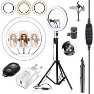 LED PRSTEŇOVÁ LAMPA MAKEUP SELFIE STOJÍK LED PRSTEŇOVÁ LAMPA MAKEUP SELFIE STOJÍK