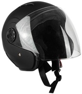 PRILBA OTVORENÁ, MAT ČIERNA, SKÚTER, MOTOROVÁ ŠTVORKOLKA, OKNO XL PRILBA OTVORENÁ, MAT ČIERNA, SKÚTER, MOTOROVÁ ŠTVORKOLKA, OKNO XL