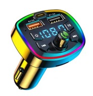 RGB vysielač do auta rýchle nabíjanie 4,8 A RGB vysielač do auta rýchle nabíjanie 4,8 A