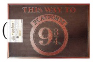 Harry Potter Platforma 9 3/4 dverová rohožka, gumená, vonkajšia, vnútorná