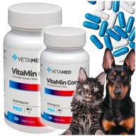 2 x vitamíny pre psov a mačky vetelové vitamínový komplex 30 ks + zadarmo 2 x vitamíny pre psov a mačky vetelové vitamínový komplex 30 ks + zadarmo