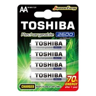 4x batérie TOSHIBA AA R6 2600mAh 4x batérie TOSHIBA AA R6 2600mAh