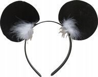 ČELENKA S UŠIAMI MICKEY MOUSE, ČIERNA S BIELYM PLUNK ČELENKA S UŠIAMI MICKEY MOUSE, ČIERNA S BIELYM PLUNK
