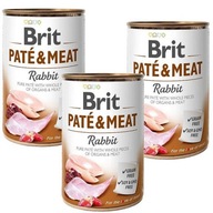 BRIT PATE MÄSO KRÁLIK S KRÁLIKOM PRE PSOV 6x800g BRIT PATE MÄSO KRÁLIK S KRÁLIKOM PRE PSOV 6x800g