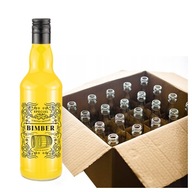 20x fľaše MONOPOL 0,5l BIMBER PRINT GRID Sklenená fľaša na mesačný svit 20x fľaše MONOPOL 0,5l BIMBER PRINT GRID Sklenená fľaša na mesačný svit