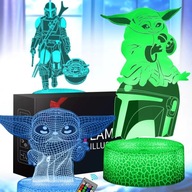 3D lampa s hologramom na diaľkové ovládanie Star Wars Yoda Stormtrooper 3 VRÁTANÉ VZORKY 3D lampa s hologramom na diaľkové ovládanie Star Wars Yoda Stormtrooper 3 VRÁTANÉ VZORKY
