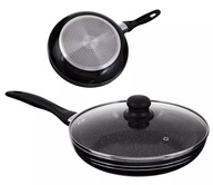 Mramorová panvica, stredná, 26 cm, indukcia, pokrievka Mramorová panvica, stredná, 26 cm, indukcia, pokrievka