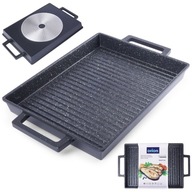 GRILL tanier, veľká obdĺžniková granitová panvica GRILL tanier, veľká obdĺžniková granitová panvica