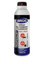 Bros Tropický sprej proti komárom a kliešťom 180 ml Bros Tropický sprej proti komárom a kliešťom 180 ml