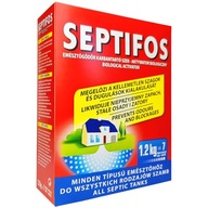 SEPTIFOS 1,2 KG PRÍPRAVOK na septiky EKO AKTIVÁTOR pre čistiarne odpadových vôd na zápach
