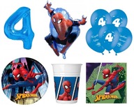 Súprava balónov Spider Man k 4. narodeninám Súprava balónov Spider Man k 4. narodeninám