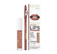 Kozmetika Eveline Oh! My Velvet Lips Liquid Matt Lip Kit matný p P1 Kozmetika Eveline Oh! My Velvet Lips Liquid Matt Lip Kit matný p P1