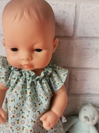Olimi, šaty pre bábiku Miniland 32 cm, mirabelky