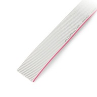 Plochý kábel 40 žil sivý IDC rozteč 1,27 mm Plochý kábel 40 žil sivý IDC rozteč 1,27 mm