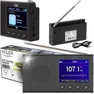 Kuchynské rádio Stavebné rádio prenosné FM batériové USB hodiny LCD budík Kuchynské rádio Stavebné rádio prenosné FM batériové USB hodiny LCD budík