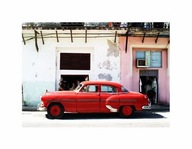 Havana Cuba Cadillac Nástenná reprodukcia 80x60cm Havana Cuba Cadillac Nástenná reprodukcia 80x60cm