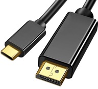 Kábel portu USB C na Display DP 4K Thunderbolt 1,8M adaptér Kábel portu USB C na Display DP 4K Thunderbolt 1,8M adaptér