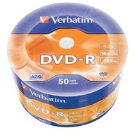 VERBATIM DVD-R 4,7 GB 16X SP*50 43788 VERBATIM DVD-R 4,7 GB 16X SP*50 43788