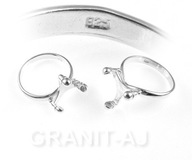 Strieborné prstene na členky 8mm Swarovski R1/53 Strieborné prstene na členky 8mm Swarovski R1/53