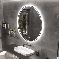 PODSVIETENÉ KÚPEĽŇOVÉ LED ZRKADLO MÚDRE 80CM PODSVIETENÉ KÚPEĽŇOVÉ LED ZRKADLO MÚDRE 80CM