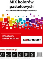 A4 kopírovací papier 80g 100 listov pastelové farby x 2 A4 kopírovací papier 80g 100 listov pastelové farby x 2