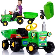 PEDÁLNY TRAKTOR S PRÍVESOM PRE DETI, VEĽKÝ XXL PEDÁLNY TRAKTOR S PRÍVESOM PRE DETI, VEĽKÝ XXL