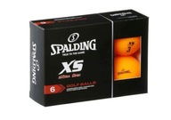 Matné golfové loptičky SPALDING XS oranžové 6 ks