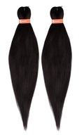 Syntetické vlasy Xpression 2 chvosty Pre Stretched Black #1 Syntetické vlasy Xpression 2 chvosty Pre Stretched Black #1