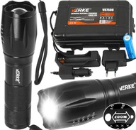 VÝKONNÁ LED TAKTICKÁ BATERKA, NABÍJACÍ ZOOM, VOJENSKÉ DIELNE, VYHĽADÁVANIE VÝKONNÁ LED TAKTICKÁ BATERKA, NABÍJACÍ ZOOM, VOJENSKÉ DIELNE, VYHĽADÁVANIE