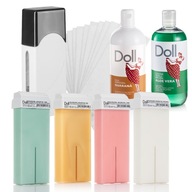BÁBIKA Xanitalia 4x telový depilačný vosk v rolke 100ml + STRIP HEATER