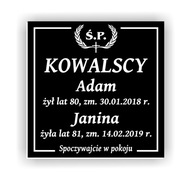 Náhrobná doska Krížový náhrobok 20x20 Náhrobná doska Krížový náhrobok 20x20