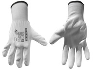 Ochranné rukavice GEKO, veľkosť 10, biele G73543