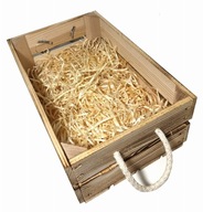 Drevená krabička z vlny drevený darček