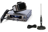 MIDLAND M-20 CB RÁDIO + SIRIO OMEGA MAGNETOVÁ ANTÉNA