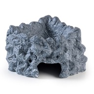 Mokrá skala, skrýša s miskou, keramika, L 21x15,5x11,5cm, 150ml, rohová Mokrá skala, skrýša s miskou, keramika, L 21x15,5x11,5cm, 150ml, rohová