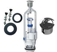 3/6 litrový vypúšťací ventil pre kompaktnú záchodovú nádrž KK-POL, NASTAVITEĽNÝ + TESNENIA