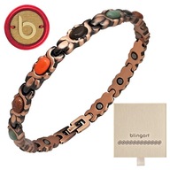 DÁMSKY MEDENÝ NÁRAMOK S KAMIENKAMI AVENTURINE CARNELOL BLINGART DÁMSKY MEDENÝ NÁRAMOK S KAMIENKAMI AVENTURINE CARNELOL BLINGART