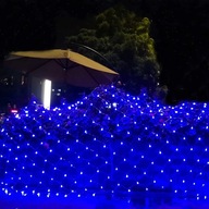 VIANOČNÉ SVIETIDLÁ LED SIEŤOVANÝ MODRÝ VIANOČNÝ STROMČEK VIANOČNÉ SVIETIDLÁ LED SIEŤOVANÝ MODRÝ VIANOČNÝ STROMČEK