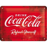 Plagát 15x20 cm Coca-Cola Logo Nápis Dekorácia Ornament Reliéfne 3D Plagát 15x20 cm Coca-Cola Logo Nápis Dekorácia Ornament Reliéfne 3D